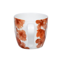 Кружка «Время чаепития - Гибискус», 425 мл, фарфор, белый, оранжевый, KOENITZ, Германия_00817070062634634166.jpg