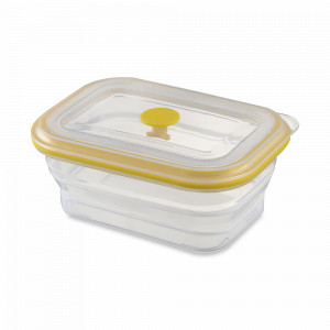 Контейнер для хранения складной Silikobox, 600 мл, силикон, желтый, SMART SOLUTIONS, Россия, Емкости для хранения