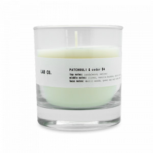 Ароматическая свеча «Пачули и кедр», в стеклянном стакане, воск, AMBIENTAIR, Испания, Ароматы для дома