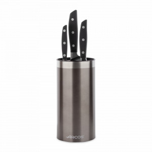 Набор кухонных ножей &quot;поварская тройка&quot;, в универсальной подставке, серия Manhattan, ARCOS, Испания, Набор ножей упаковка