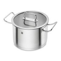 Кастрюля с крышкой, 6,20 л, 24 см, нержавеющая сталь 18/10, стальной, серия Pro, ZWILLING J.A. HENCKELS, Германия
