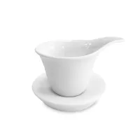 Пара чайная, 140 мл, фарфор, белый, серия Fly, COOKPLAY, Испания, 