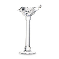 Подсвечник Ранняя Пташка, 26 см, стекло, прозрачный, Rasteli, Бельгия_00812030037952138962.jpg