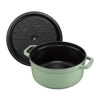 Кокот круглый, 2.2 л, 20 см, чугун, мятный, серия La Cocotte, STAUB, Франция_00815120045922189089.jpg