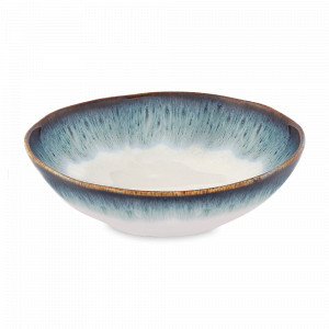 Тарелка суповая, 19 см, фарфор, синий, серия Nuances, EASY LIFE (R2S), Италия, Тарелки суповые