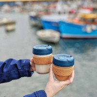 Кружка дорожная Brew Cork S, закаленное стекло, пластик, 227 мл, серия Polaris, KEEPCUP, Австралия_00807610041935091641.jpg
