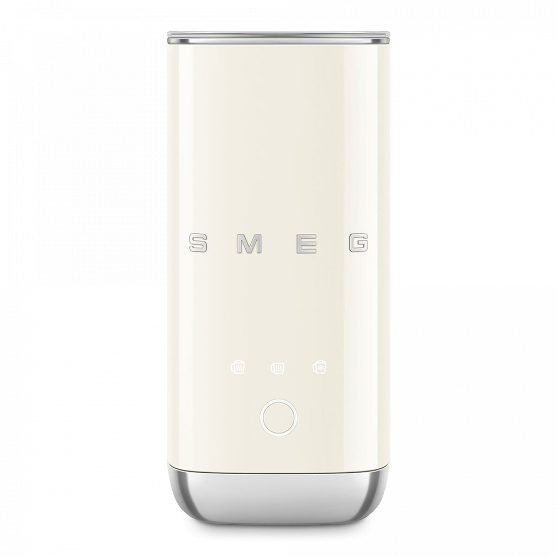 Вспениватель молока, 180 мл, нержавеющая сталь, пластик, кремовый, SMEG, Италия