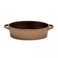 Сотейник с антипригарным покрытием для индукционных плит, 2,2 л, 24 см, литой алюминий, золотистый, серия K360, LUCHETTI, Италия, 