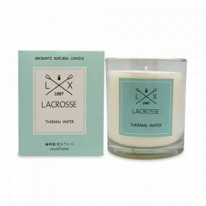 Свеча ароматическая «Thermal Water» New Design, 60 часов горения, воск, стекло, серия Lacrosse, AMBIENTAIR, Испания, Lacrosse AMBIENTAIR