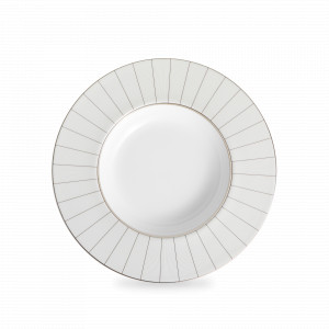 Тарелка суповая, 23 см, костяной фарфор, белый, декор, серия Великолепие, NARUMI, Япония, NARUMI (Япония)