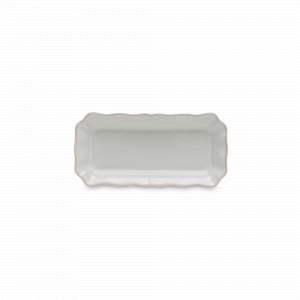 Блюдо прямоугольное White, 21 х 10 см, керамика, белый, серия Alentejo, COSTA NOVA, Португалия, Блюда сервировочные, менажницы