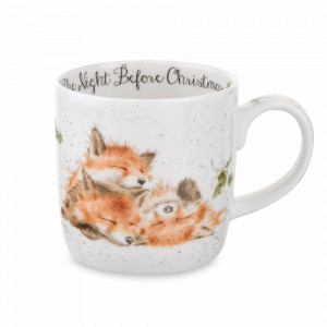 Кружка «Ночь перед Рождеством Лисы», 310 мл, фарфор, декор, серия Wrendale Designs, ROYAL WORCESTER, Великобритания, ROYAL WORCESTER (Великобритания)