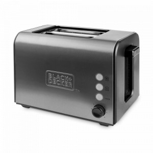 Тостер , нержавеющая сталь, коричневый, BLACK+DECKER, США, BLACK+DECKER (США)
