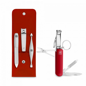 Набор маникюрный, 5 предметов, красный, серия Twinox, ZWILLING J.A. HENCKELS, Германия, ZWILLING (Германия)