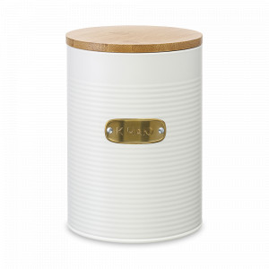 Банка для хранения сладостей, 3.2 л, углеродистая сталь, бамбук, кремовый, серия Irmel, SMART SOLUTIONS, Россия, Банки для хранения чая