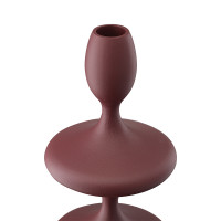 Подсвечник на одну свечу, 29 см, металл, бордовый, серия Vivlend, BERGENSON BJORN, Великобритания_00818840045356804976.jpg