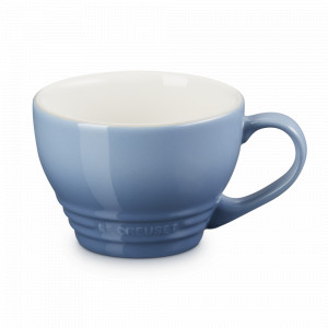 Кружка для капучино, 400 мл, каменная керамика, серо-голубой, серия Chambray, LE CREUSET, Франция, Кружка Le Creuset