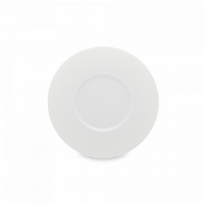 Блюдце для чайной чашки BLANC, 15.8 см, фарфор, белый, рельеф, серия Collection L, GUY DEGRENNE, Франция, GUY DEGRENNE (Франция)