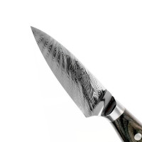 Нож кухонный, для чистки овощей и фруктов, 9.0 см, 72 слоя, серия Shun Nagare, KAI, Япония_00810130058300648640.jpg