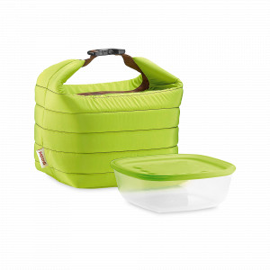 Термосумка c контейнером, 1,4 л, полиэстер, полиуретан, полипропилен, салатовый, серия Handy, GUZZINI, Италия, GUZZINI (Италия)