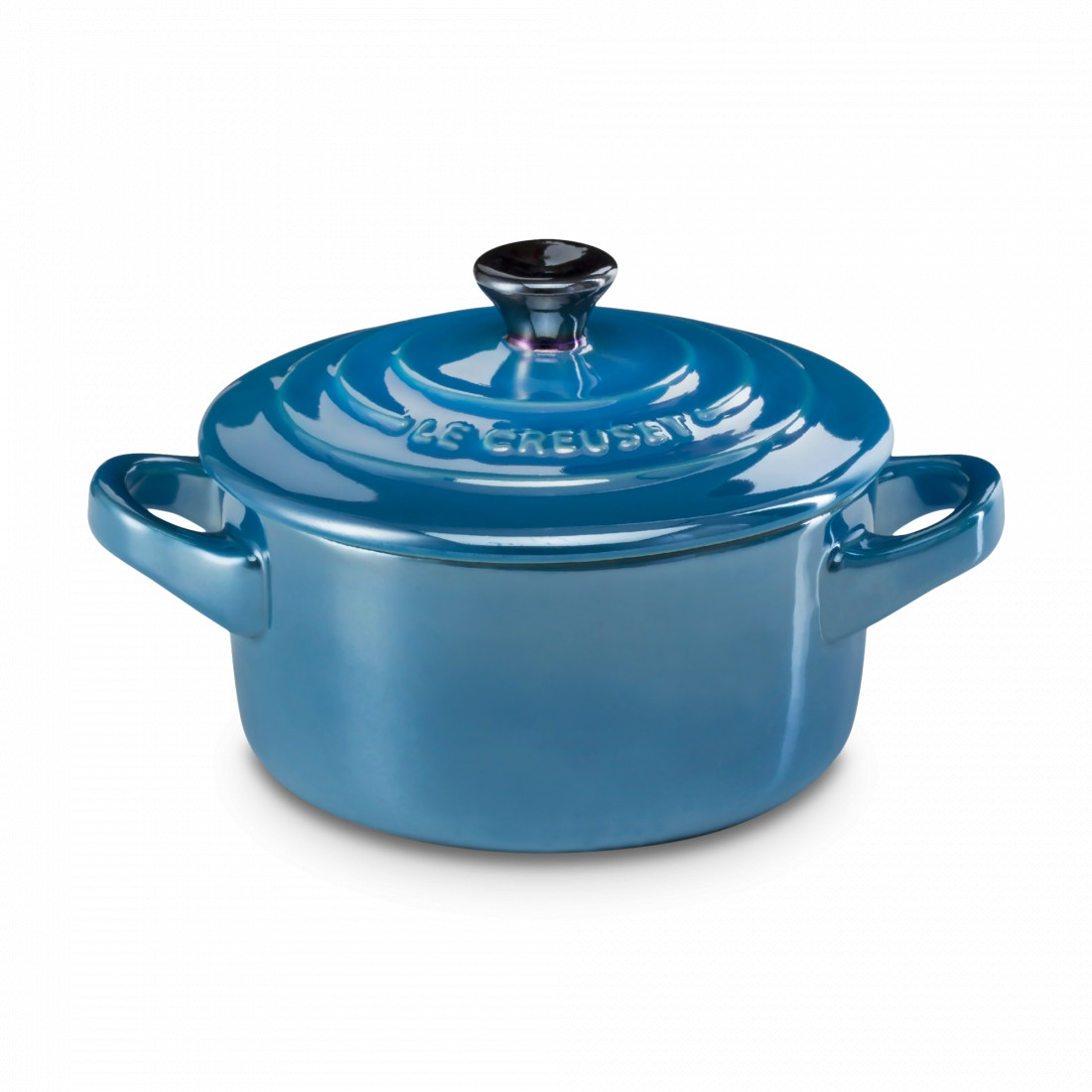 Кокот , 0,25 л, 10 см, керамика, марсель металлик, серия Pearlized Light Marseille, LE CREUSET, Франция