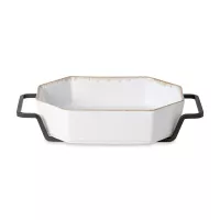 Блюдо для запекания White, 28.3 х 16.3 см, 1 л, керамика, металл, белый, серия Luzia, COSTA NOVA, Португалия, 
