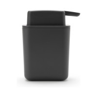 Дозатор для жидкого мыла, 200 мл, пластик, темно-серый, серия Sink Side, BRABANTIA, Бельгия_00802910048815883072.jpg