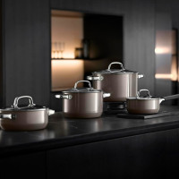 Кастрюля с крышкой, 24 см, 6.4 л, сталь, коричневый, серия Fusiontec Mineral, WMF, Германия_00817190049579261634.jpg