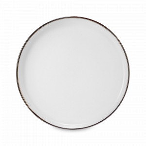 Тарелка обеденная Tracy, 26 см, керамика, белый, WALMER, Великобритания, Белые тарелки для сервировки