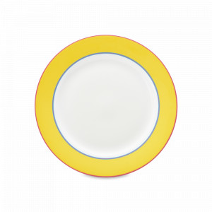 Тарелка закусочная Colypso, 24 см, фарфор костяной, желтый, серия Kit Kemp, SPODE, Великобритания, SPODE (Великобритания)