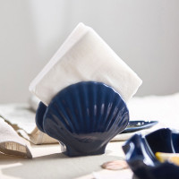 Подставка для салфеток Pearl, 13 х 11 см, фарфор, синий, серия Sea treasures, TKANO, Китай_00821710057550408774.jpg