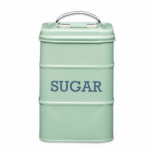 Банка для хранения, 17 х 11 см, нержавеющая сталь, зеленый, серия Living Nostalgia, KITCHEN CRAFT, Великобритания, Банки для хранения Kitchen Craft