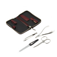 Набор маникюрный в кожаном футляре, 4 предмета, YES, Германия_00808880051383909803.jpg