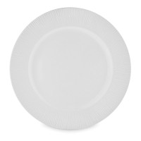 Тарелка обеденная MALLOW, 27 см, фарфор, белый, WALMER, Великобритания