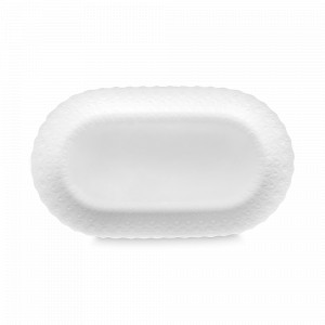Блюдо овальное , 30  х 17 см, костяной фарфор, белый, серия Белый шелк, NARUMI, Япония, NARUMI (Япония)