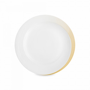 Тарелка закусочная, 23 см, костяной фарфор, белый, золотой, серия Золотой жемчуг, NARUMI, Япония, NARUMI (Япония)