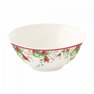 Салатник порционный, 16 см, фарфор, серия Jardin Des Fraises, EASY LIFE (R2S), Италия, Jardin Des Fraises EASY LIFE R2S