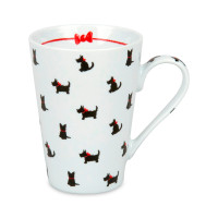 Кружка «Красное колье», 400 мл, фарфор, белый, KOENITZ, Германия