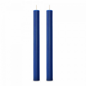 Набор из 2-х свечей, 24.5 см, синий, серия Edge, TKANO, Россия, Свечи