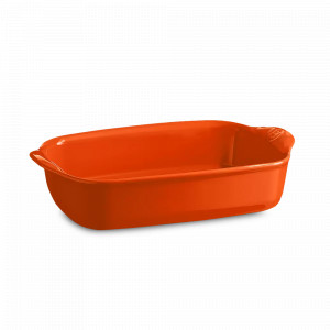 Форма для запекания, 29 х 19 см, керамика, оранжевый, EMILE HENRY, Франция, Прямоугольные формы для запекания