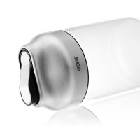 Диспенсер для сахара или молока Tip, 12 см, 180 мл, нержавеющая сталь, стекло, GEFU, Германия_00818750063366509581.jpg