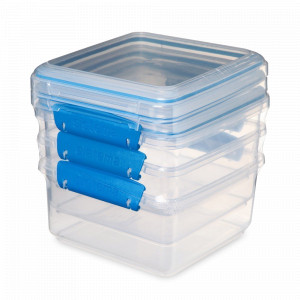 Набор из 3-х контейнеров, 1,2 л, пластик, синий, серия Fresh, SISTEMA, Новая Зеландия, SISTEMA (Новая Зеландия)