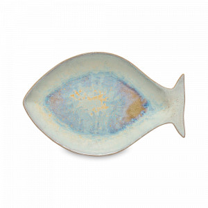 Блюдо -рыба Nacar, 30.2 х 19.2 см, керамика, голубой, серия Dori, COSTA NOVA, Португалия, Dori COSTA NOVA