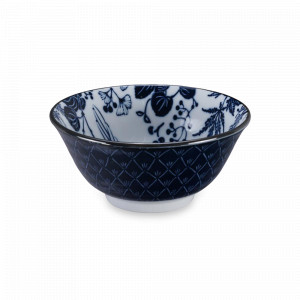 Салатник порционный Crane, 12 см, фарфор, белый, синий, серия Flora Japonica, TOKYO DESIGN, Нидерланды, Салатники порционные