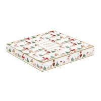 Набор из 2-х десертных тарелок Nutcracker & Bird, 16 см, фарфор, серия Let It Snow, EASY LIFE (R2S), Италия_00824410037686121829.jpg