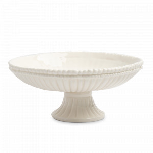 Блюдо круглое  на ножке «Дом», 20 см, фарфор, белый, серия Tulip, ANNA LAFARG, Китай, Скидка до -20% на бренд ANNA LAFARG