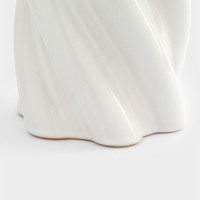 Ваза для цветов, 30 см, керамика, молочно-бежевый, рельеф, серия Drapery, ANNA LAFARG, Китай_00820940065095243921.jpg