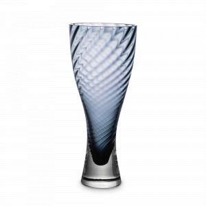 Ваза Дельфин, 25 см, стекло, синий, KROSNO, Польша, KROSNO (Польша)