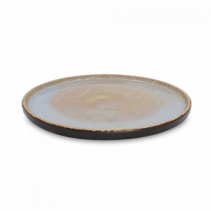 Тарелка обеденная Brown, 28.5 см, каменная керамика, коричневый, серый, серия Rock, ROOMERS TABLEWARE, Нидерланды, Тарелки керамические