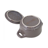 Кокот мини круглый, 10 см, керамика, серый, серия Ceramics, STAUB, Франция_00802170039618169101.jpg